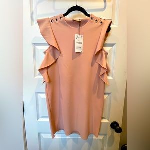 Zara Frill Sleeve Dress